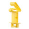 Barrière électrique Insulators For Electric de courrier du fil T de CTN 5mm clôturant le système avec la couleur jaune