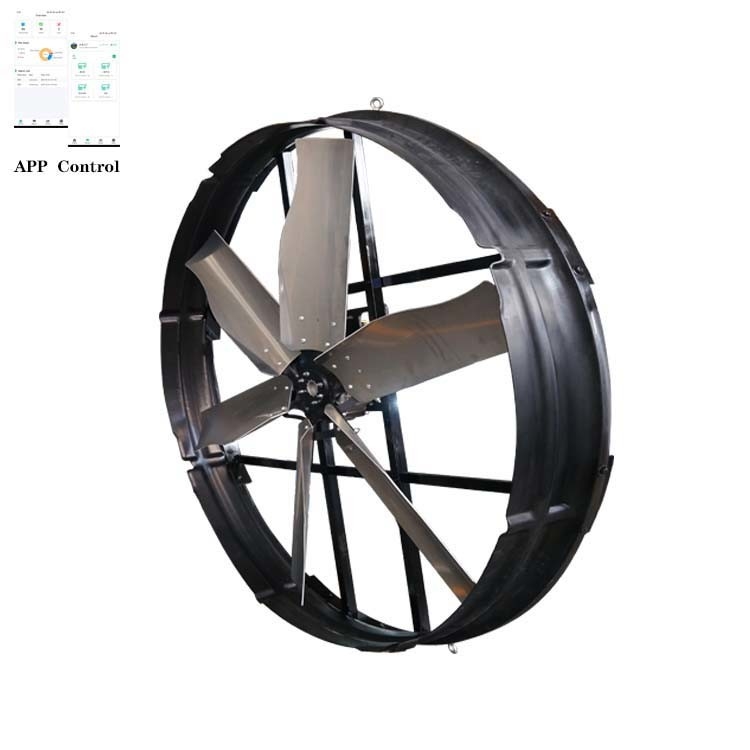 Le ventilateur de panneau puissant est spécialement conçu pour ventiler avec un diamètre de lame de 1830 mm et un volume d'air de 120193 m3/h