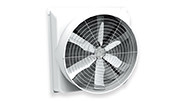 Ventilateurs d'échappement industriels de style moderne pour le refroidissement des volailles 6,2 m/s Vitesse du vent