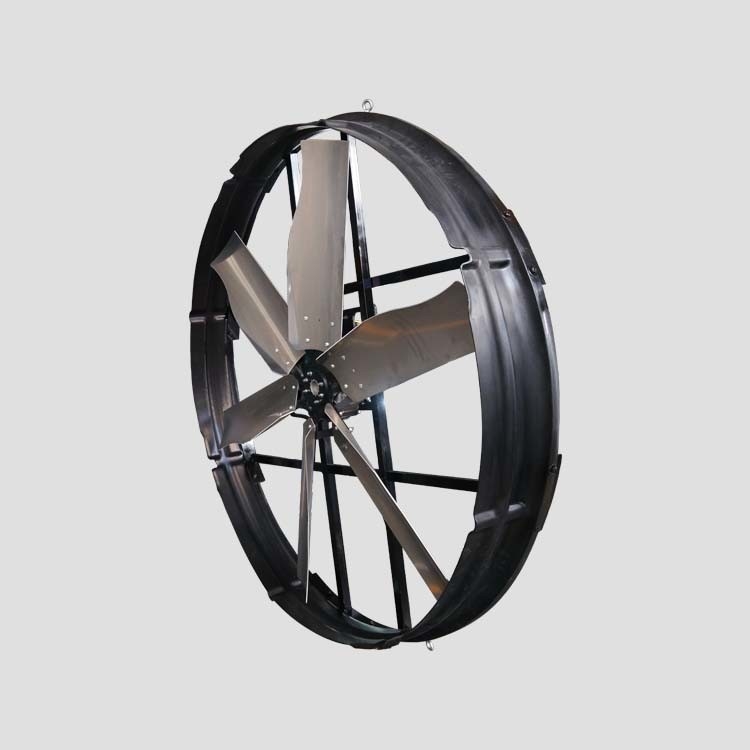 Puissance Ventilateurs de ventilation du bétail pour le refroidissement de la volaille 6,2 m/s Vitesse du vent 2 kW Puissance nominale