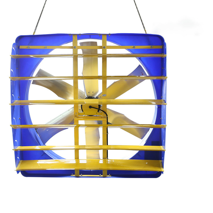 Ventilateur de circulation en acier galvanisé pour le refroidissement de la volaille 12000 m3/h Volume d'air 1830 mm Diamètre de lame