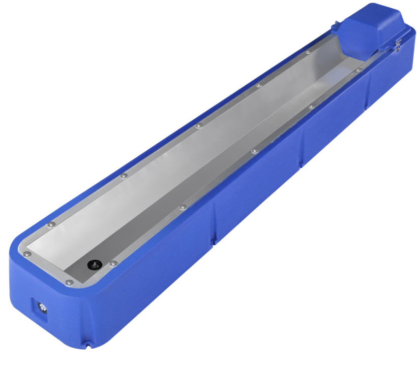 Régulateur automatique pour bétail en LLDPE bleu avec contrôle de température intégré et débit de 100 à 120 L/min