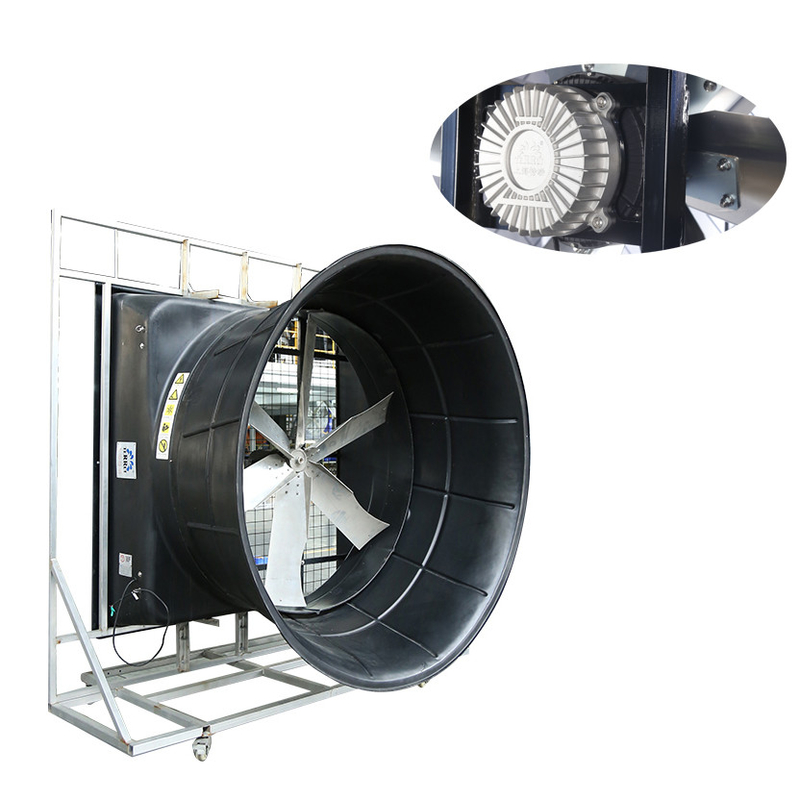 Ventilateur d'échappement IP55 de 2000 W 72' avec un volume d'air de 60 m3/h pour les gaz d'échappement industriels
