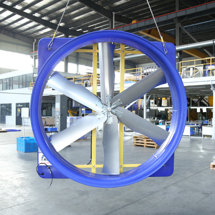 Ventilateur moderne pour le bétail 2 kW 6,2 m/s Vitesse du vent pour le refroidissement des volailles