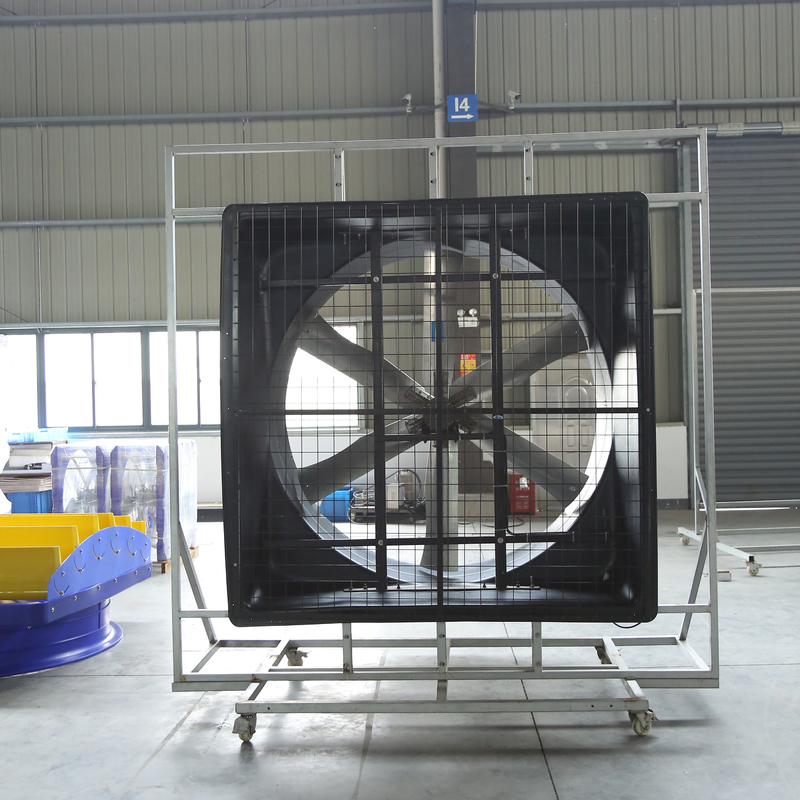 Ventilateur d'échappement industriel haute puissance de 72 pouces avec protection IP55 et régulation de vitesse 345 r/min