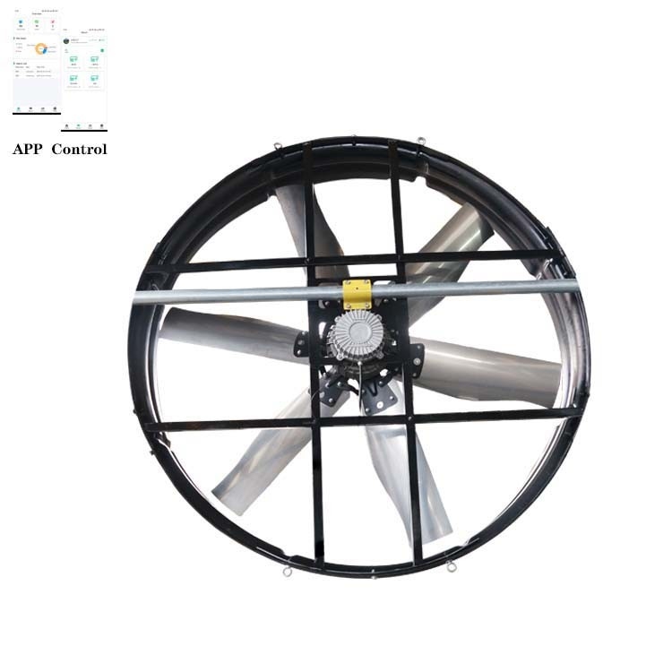 Flux d'air 72 pouces ventilateur d'échappement industriel IP55 Grade de protection pour la ventilation sûre du lieu de travail
