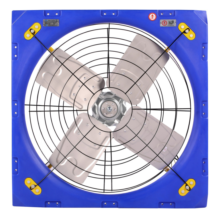 Résistance Ventilateur de circulation de bétail en PE à double couche avec puissance d'entrée de 410w et diamètre de lame de 38