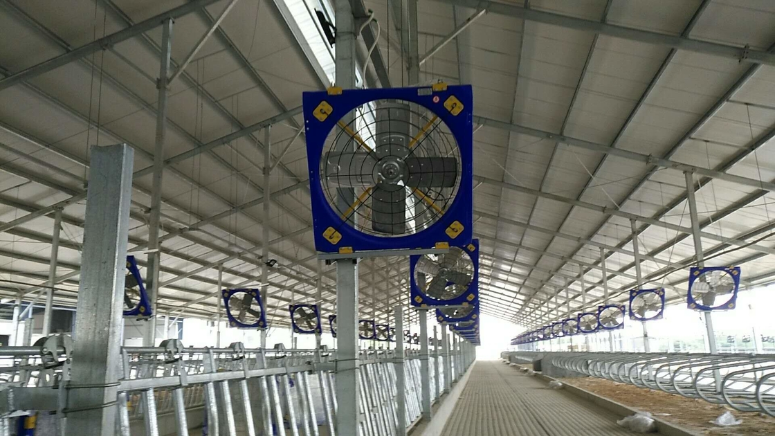 Force 38 Ventilateur de circulation pour bétail avec cadre PE à double couche et puissance d'entrée de 410w
