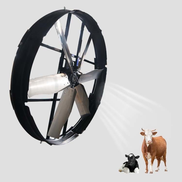 Ventilateur de panneau de 72 pouces: 2000w/2.7hp, 120000m3/h de débit d'air et 183cm/72 pouces de lame - libérant un potentiel de ventilation maximal