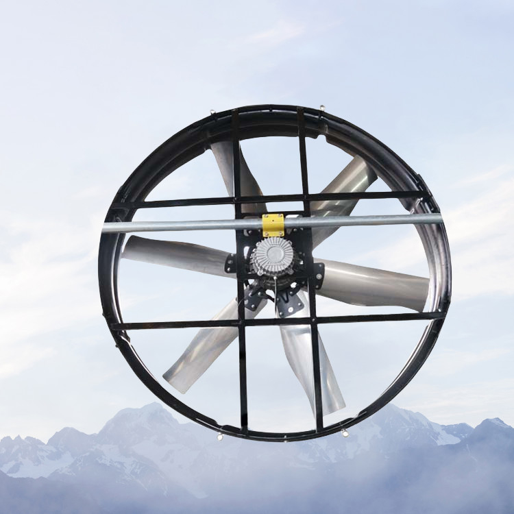 Ventilateur de panneau industriel à haute efficacité 3Φ 380V 50Hz alimentation et 60m3h volume d'air exceptionnel