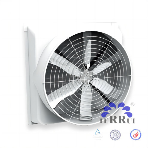 Ventilateur d'échappement industriel avec vitesse de rotation de 460 r/min pour un débit d'air optimal et puissance de 850w