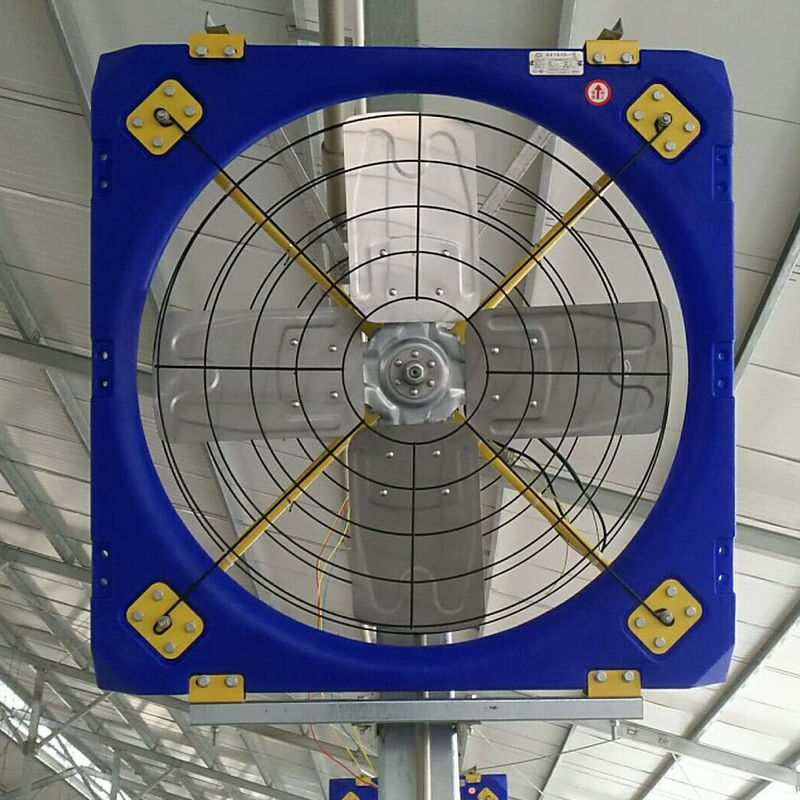 Ventilateurs de ventilation pour élevage avec PE double couche haute résistance et débit d'air maximal de 27 000 m³/h pour environnements d'élevage
