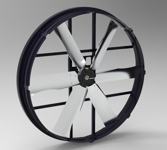 Ventilateur industriel avec débit d'air maximal de 120 000 m³/h et vortex en ligne d'une capacité de 60 m³/h