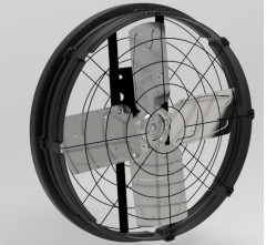 Ventilateur de panneau de 38 pouces: débit d'air 27300 m3/h, diamètre de lame 96 cm/38 pouces & Plus pour une grande ferme