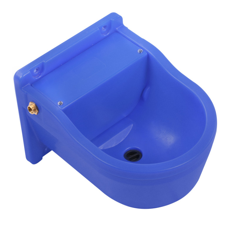 Bocal d'eau de bétail 2,5 gallons de capacité bleu et personnalisé en plastique PP pour le bétail Chevaux moutons