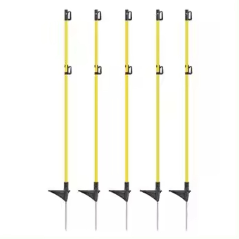 Poteaux ronds en fibre de verre de 120 cm de hauteur 10 mm de diamètre 50 pièces par carton et garantie d'un an pour plusieurs applications