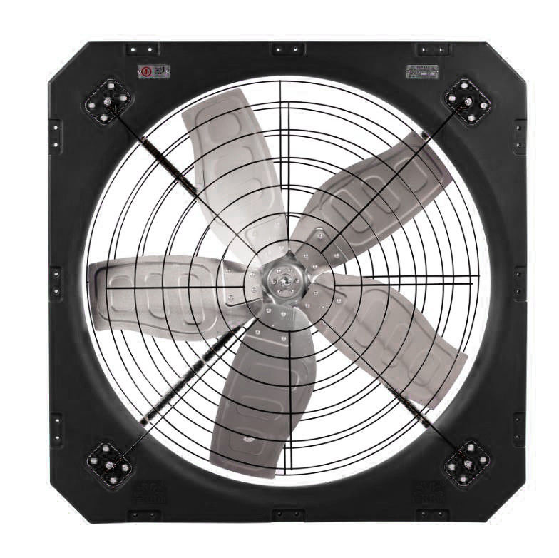 Ventilateurs de ventilation pour bétail avec mode de conduite directe et fréquence 50-60 Hz