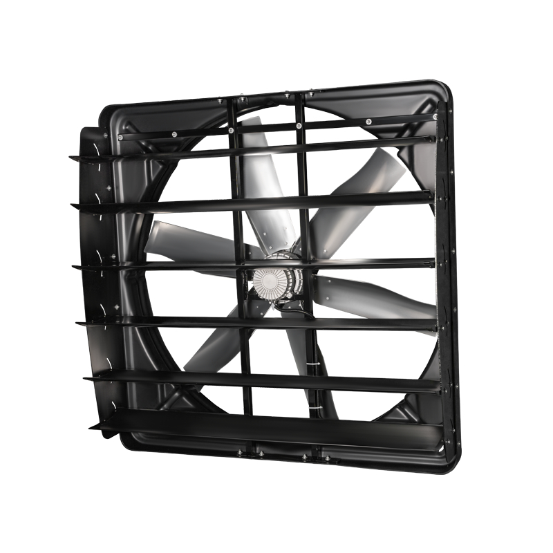 Ventilateur de circulation industriel pour ferme laitière avec une puissance de 2000W et un débit d'air de 12000m³/h