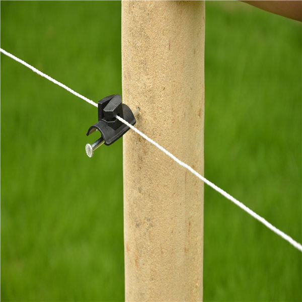 clou de 4mm sur la barrière électrique Insulators de petit clou du noir pp de longueur de l'isolateur 70mm
