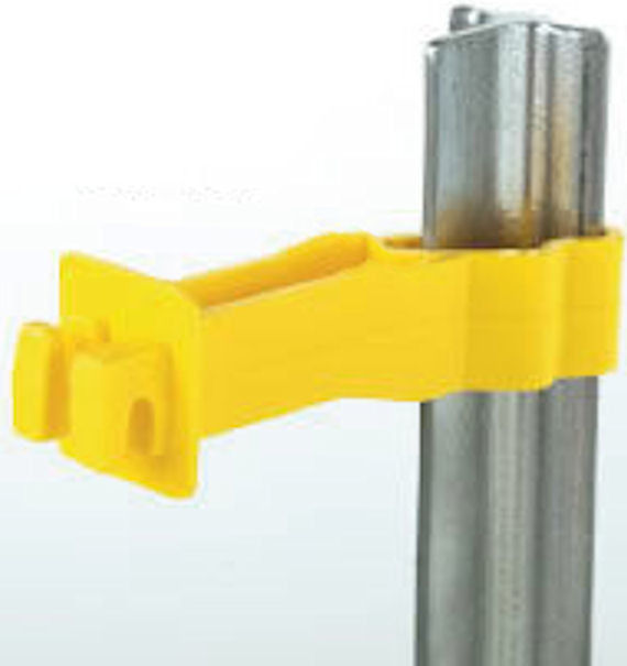 Barrière électrique Insulators For Electric de courrier du fil T de CTN 5mm clôturant le système avec la couleur jaune
