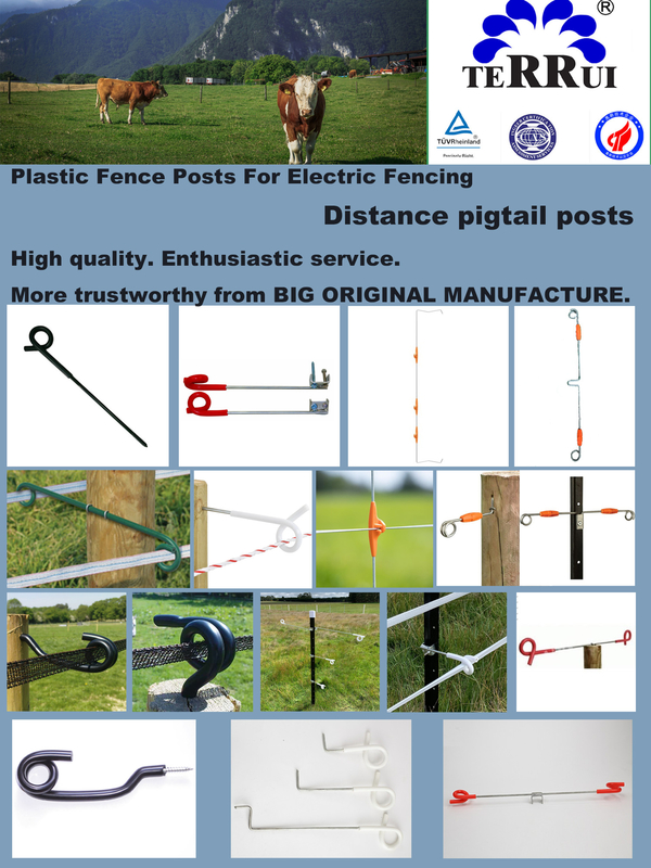 Barrière électrique UV en plastique de Posts For Farm de barrière de tresse
