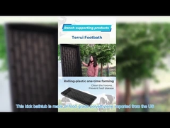 Couleur en plastique résistante de Brown de conteneur de bain de pieds de bétail de LLDPE