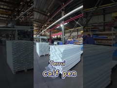 Panneau latéral portable en polyéthylène pour stylo de veau, isolant et résistant aux intempéries