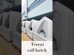 Polyethylène blanc résistant aux intempéries Rectangle de lait de veau avec isolation et résistance aux intempéries