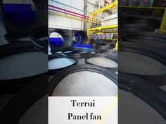 Ventilateur d'échappement industriel de puissance avec 2000W d'entrée 345r/min Vitesse de rotation 20%-100% régulation de vitesse