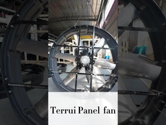 Ventilateur de plafond industriel 38 lames 28273m\u00b3/h Flux d'air pour l'élevage