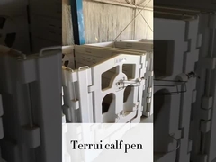 Gardez vos veaux au chaud et en mouvement grâce à des cabines portables isolantes pour veaux laitiers