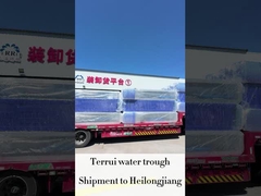 6 ensembles de chauffage électrique de 1800W 260L bleu LLDPE égoutteur automatique avec régulateur de température