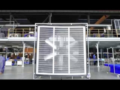 Ventilateur de fumée industrielle Ventilateur d'échappement de fumée d'incendie Ventilateur de panneau 72