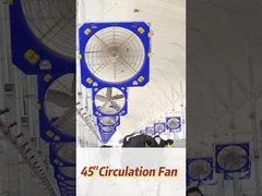 Ventilateur industriel puissant avec 610 tours par minute Vitesse de rotation 40700m3/h Flux d'air