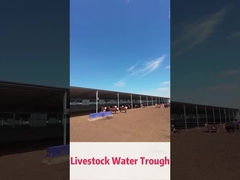 Cagoule à eau de vache en polyéthylène résistant aux chocs à haute résistance à l'impact avec tuyau tressé de 1