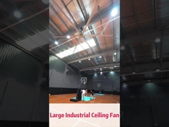 6 pièces de lames en alliage de matériau ventilateur de plafond industriel pour une surface de couverture de 1400m2 et un faible bruit