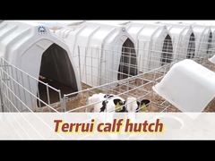 Une maison de veaux aérée