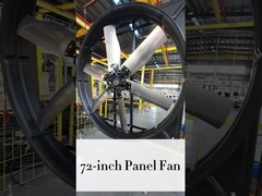 Ventilateur d'échappement de fumée d'incendie à entraînement direct 3 phases pour systèmes de protection contre les incendies