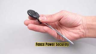 Installation d'isolateurs à visser haute performance pour votre clôture de ferme