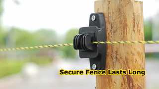 Composés de plastique non conducteur, ces isolants sont conçus pour durer dans un environnement agricole difficile.